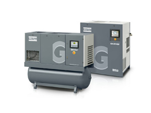 阿特拉斯 喷油螺杆压缩机，GA11-30 kW/15-40 hp